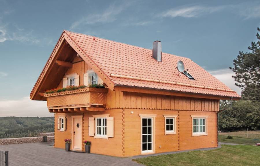 "Jubiläumshaus" - klassisches Holzhausbau-Design | Tirolia – Holzhausbau mit Leidenschaft | Holz Design Häuser - Musterhaus und Vertriebszentrum | Tirolia GmbH | Tiroliaweg 1 | 54597 Seiwerath
