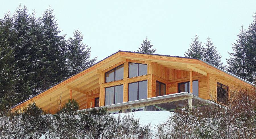 "Haus Eifelblick" - modernes Holzhausbau-Design | Tirolia – Holzhausbau mit Leidenschaft | Holz Design Häuser - Musterhaus und Vertriebszentrum | Tirolia GmbH | Tiroliaweg 1 | 54597 Seiwerath